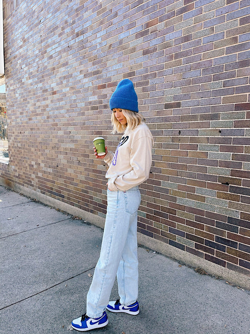 The Coco Long Sleeve Tee // Sand